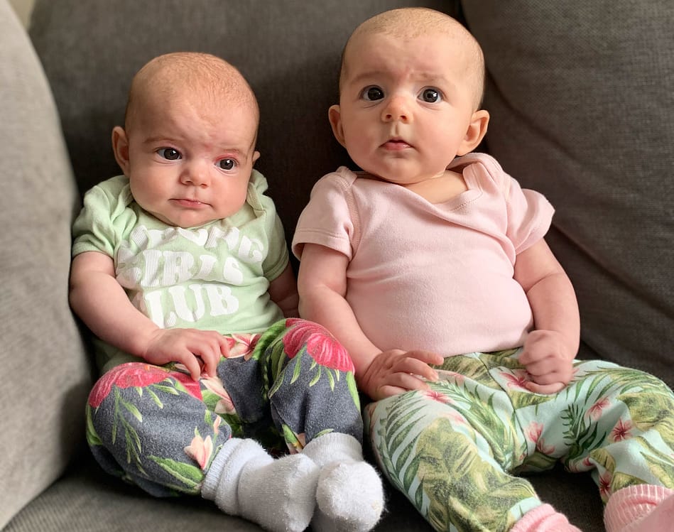 Zwillinge unterschiedlicher Größe